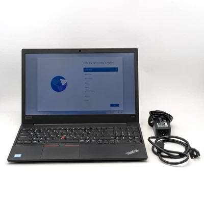 Lenovo ThinkPad E590 15.6" Intel i7-8565U 16GB DDR4 512GB SSD Windows 11 Home - Image 1 of 4