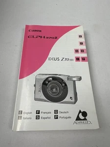 Canon ELPH 370Z / IXUS Z70 Original Instruction Manual – Multi Language - Picture 1 of 3