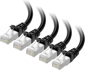 Cable Matters 10 Gbps Confezione da 5 cavi Ethernet Cat 6A schermati senza strappi - 7 piedi, Cat 6 - Foto 1 di 7