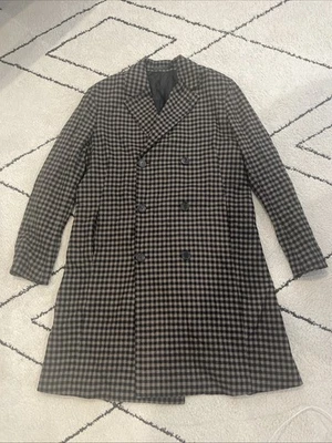 Hombre Theory Pata de Gallo Pavo Real Grande Marrón y Negro Foto 1 de 4