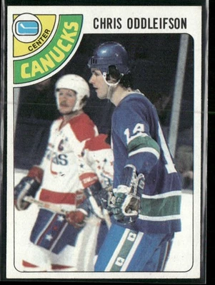 1978-79 Topps Chris Oddleifson #183 Vancouver Canucks - Image 1 of 2