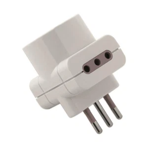 Adaptador Triple Toma Schuko + 10A P11 - Enchufe 10A S11 Blanco - Foto 1 di 1