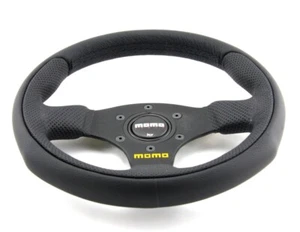 Momo Leder Sportlenkrad Team 28 280mm schwarz VOLANTE STEERING WHEEL VOLANT ... - Bild 1 von 1