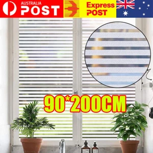 Static Cling Glueless Reusable Removable Privacy Frosted Decor Window Glass Film - Picture 1 of 13