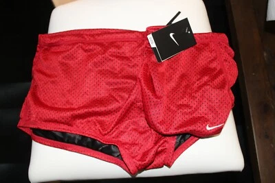 Nike Swim Men's Red/Black Reversible Swimwear Drag Swim Suit - Size 38
