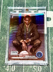 2022-23 Topps Stadium Club Ronaldo R9 Nazario PSV RC Sepia Wave Refractor 05/75 - Bild 1 von 2