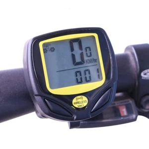 Wireless Bike Bicycle Computer LCD Speedometer Odometer Speedo Waterproof - Picture 1 of 5