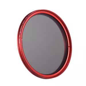 FOTGA 72mm Slim Fader Variable Filter Neutral Density ND2 to ND400 Red F4R0 - Picture 1 of 9