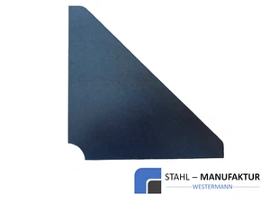 Knotenblech Einschweißblech Versteifung Dreieck Laserzuschnitt S 235 JR - Bild 1 von 6