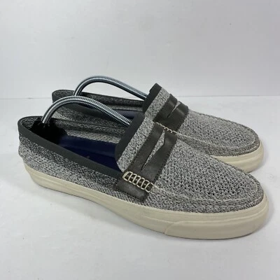 Zapatos informales Cole Haan Pinch para hombre talla 10 gris mocasín tejido sin cordones C28007 Foto 1 de 4