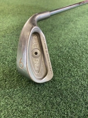Ping Eye 2 Black Dot 6 Iron Steel Shaft Karsten Right Hand Golf Club  - Image 1 of 4