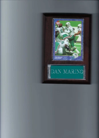 DAN MARINO PLAQUE MIAMI DOLPHINS FOOTBALL NFL   C3 Cover