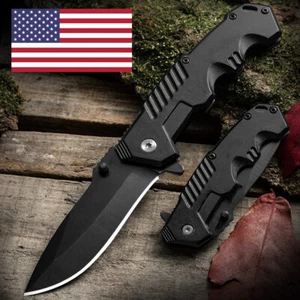 Tactical Knife Mini Knife Blade Outdoor EDC Open Folding Knife Locking Pocket - Picture 1 of 13