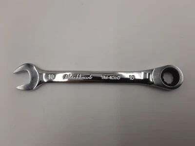 Blackhawk BW-1260 Full Polish Combination Non-Reversible Ratcheting Wrench - BUL