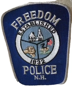 Freedom Established NH Police Patch (122 mm X 102 mm New*) - Picture 1 of 2