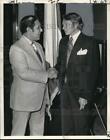 1972 Press Photo French Consul General Peyronnet Greets Councilman Dirosa