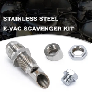 304 Exhaust Vacuum Fitting Vent Universal Stainless Steel E-VAC Scavenger Kit - Picture 1 of 12