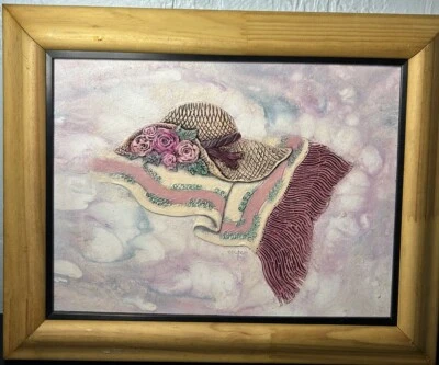 Wayne Cooper - Hat On Floating Carpet 1970-73 Rare On Of A Kind 20 1/4 x 16 1/4 - Изображение 1 из 4