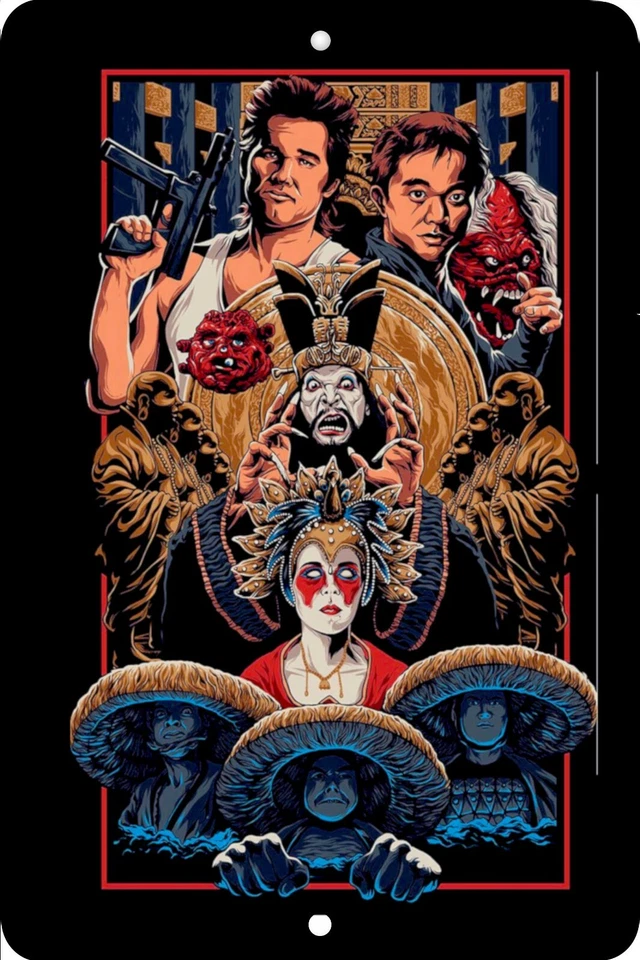 Big Trouble in Little China, День рождения, Домашний Знак, Домашний Декор Металл Алюминий, США - Изображение 1 из 1