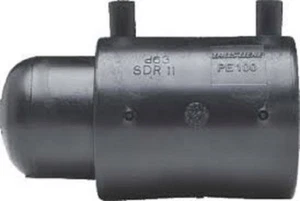 Electrofusion End Caps: Black PN16: Also Couplers, Equal Tees, Elbows & Reducers - Picture 1 of 13