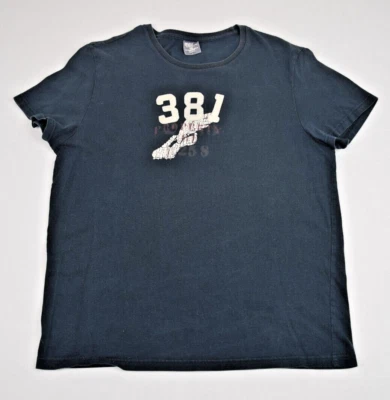 Camiseta Polo Ralph Lauren Vintage Tamanho M/L Anos 90 Preta 381 Asa Tênis Manga Cap - Imagem 1 de 4