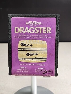 Dragster (Atari 2600, 1980) Vintage Cart Only - UNTESTED! - Image 1 of 3