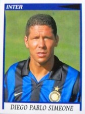 1998-99 Panini Footballers - Diego Pablo Simeone Sticker Figure - New