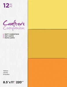 Crafter's Companion 8.5" x 11" Matt Cardstock you choose - Picture 1 of 14
