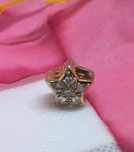 Pandora Charm MET 14K Gelbgold vergoldet Himmelsstern - Bild 1 von 6