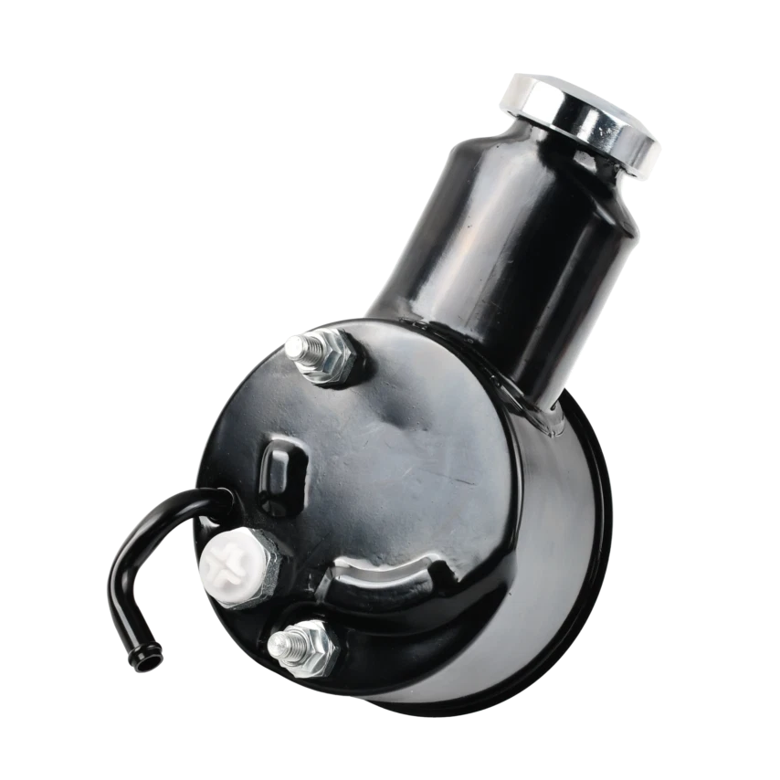 Small Big Block Chevy Black Saginaw Power Steering Pump SBC BBC 350 454 327 427 - Image 1 of 4