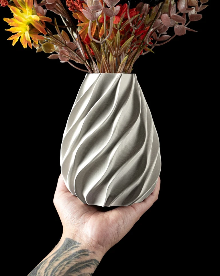 Blumenvase Tischvase Dekovase Trockenblumen Vase 5 Größen 10 Farben Modern 173 - Bild 1 von 4