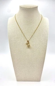 Swarovski Swan Euphoria Pendant gold tone chain crystal - Picture 1 of 4