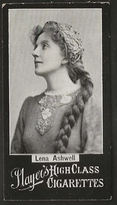 PLAYERS-ACTRESSES 1897-#03- LENA ASHWELL (WAIST) - Picture 1 of 2
