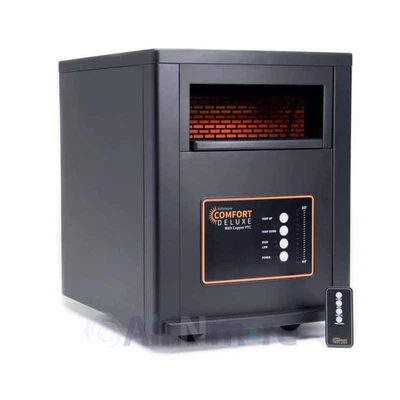 Comfort Deluxe by Airnmore, with Copper PTC, Infrared Space Heater with Remot... - Image 1 of 4