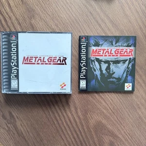 Vintage Metal Gear Solid PS1 Komplett 2 Discs Handbuch Japan Konami PlayStation MG - Bild 1 von 8