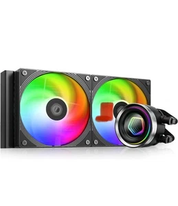 Refroidisseur CPU liquide FX240 INF 240mm AIO avec effet miroir ARGB Infinity - Photo 1/9