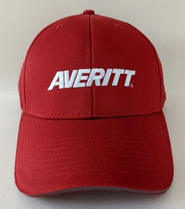 Averitt Express Trucking LTL Red Baseball Hat Cap Adjustable Hook&Loop Cintas - Picture 1 of 7