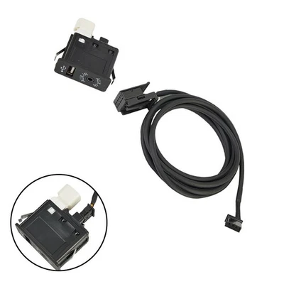 AUX USB Interface Panel Cable Adapter And Socket Plastic Cable For - Image 1 of 4