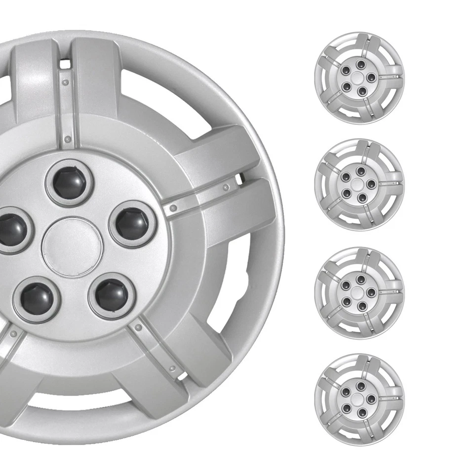 15" Hubcaps Wheel Covers for Saturn Silver Gray - Image 1 of 4