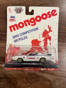 M2 Machines 1971 Dodge Charger Diecast Mongoose BMX bicicletas de competición 1:64 - Imagen 1 de 4
