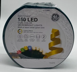 GE Color Choice 150 Ct 43.4-ft Multi-function Color Changing LED String Lights - Picture 1 of 2