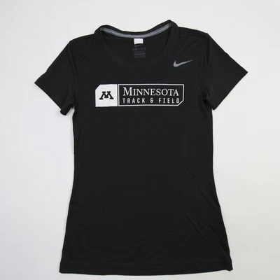 Camisa de manga corta para mujer Minnesota Golden Gophers Nike Dri-Fit negra usada Foto 1 de 4
