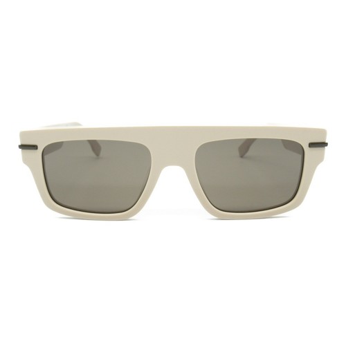Fendi Occhiali da Sole Abbigliamento Acetato Uomo Donna Beige 40091U57E
