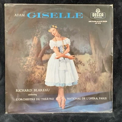 DECCA LXT 5378 - ADAM Giselle - RICHARD BLAREAU, Paris - UK LP 1957 - Image 1 of 4