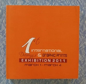RARE 2011 Chandigarh Art Exhibition India 1st International Drawing Graphics - Foto 1 di 12
