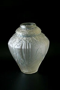 ART DECO ANDRE HUNEBELLE GLASS VASE - Picture 1 of 4