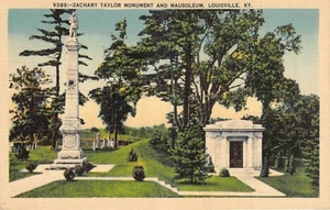 Postal KY: Monumento y Mausoleo Zachary Taylor, Louisville, Kentucky, 1950 - Imagen 1 de 3