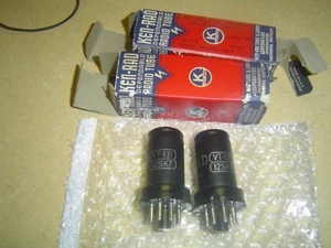 Matching Pair of KEN-RAD 12SK7/VT-131 NOS/NIB Tubes TV-7 Tested 84 Min Value 48 - Picture 1 of 5