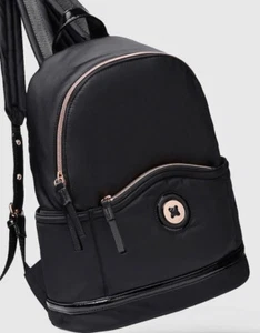 MIMCO Backpack Black Back Pack MIM-MAZING Bag Rosegold Logo BNWT RRP$199 New - Picture 1 of 7