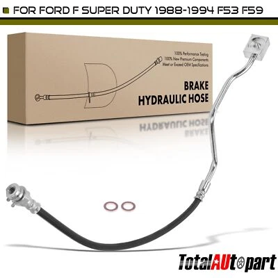 Manguera hidráulica de freno para Ford F53 89-95 F59 89-94 F Super Duty delantera izquierda Foto 1 de 4